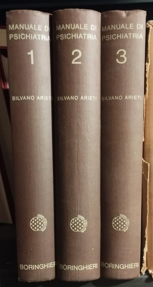 Manuale di psichiatria in 3 volumi - Silvano Arieti - copertina