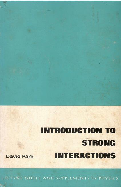 Introduction to Strong Interactions - copertina