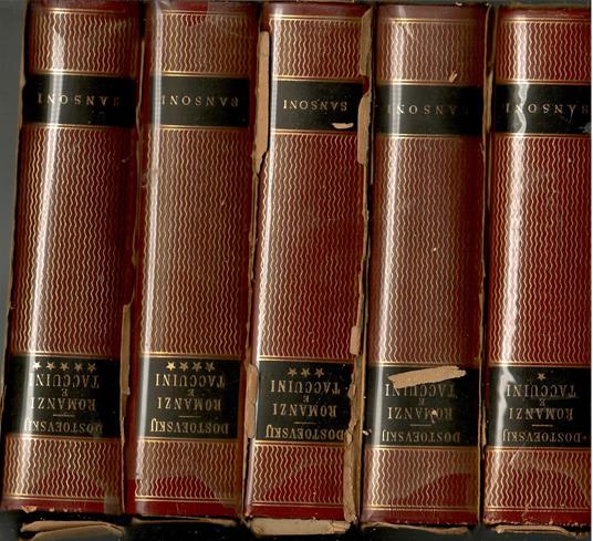 Romanzi e taccuini. 5 Volumi - Fëdor Dostoevskij - copertina