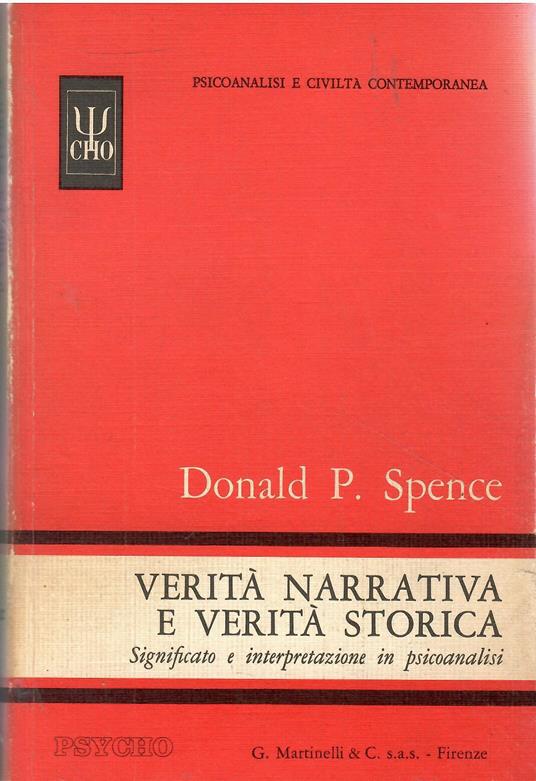 Verità narrativa e storica - copertina