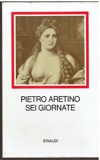 Sei giornate - Pietro Aretino - copertina