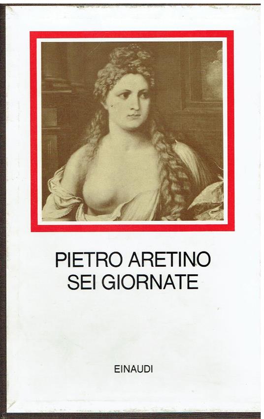 Sei giornate - Pietro Aretino - copertina