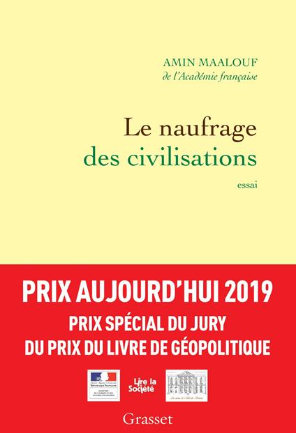 Le naufrage des civilisations - Amin Maalouf - copertina