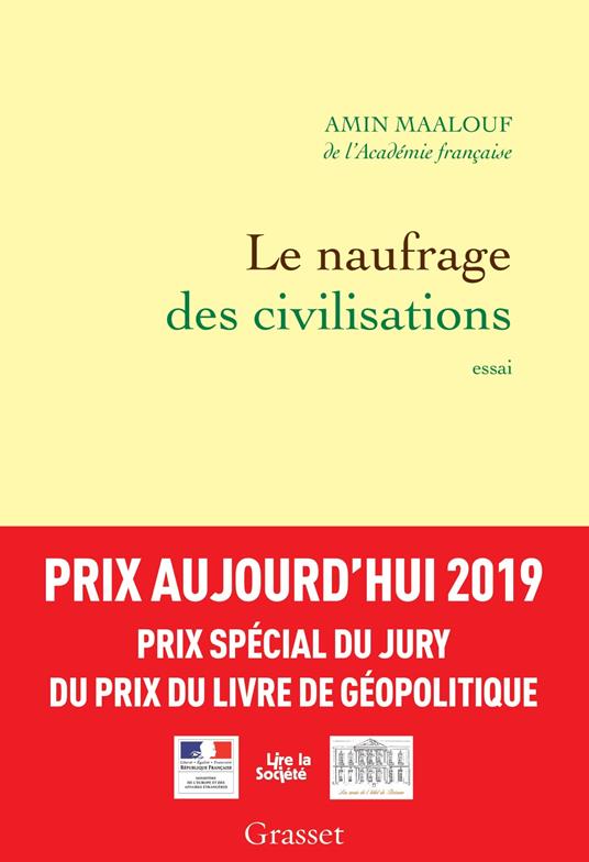Le naufrage des civilisations - Amin Maalouf - copertina