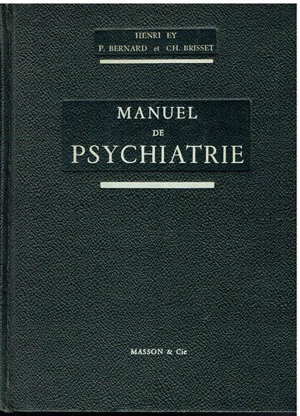 Manuel de psychiatrie - Henri Ey - copertina