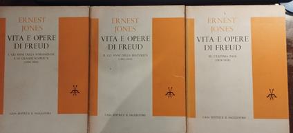 Vita e opere di Freud (3 Volumi) - Ernest Jones - copertina