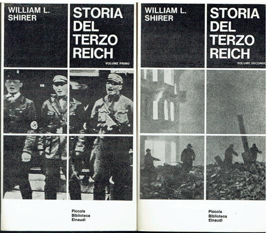 Storia del Terzo Reich [2 volumi indivisibili] - William L. Shirer - copertina