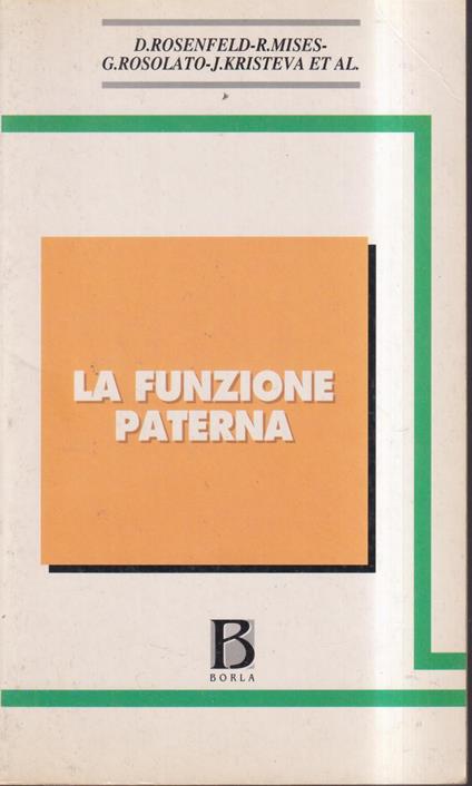 La funzione paterna - copertina