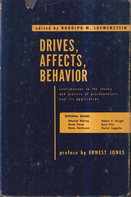 Drives, Affects, Behavior - copertina