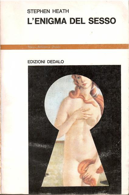 L' enigma del sesso - Stephen Heath - copertina