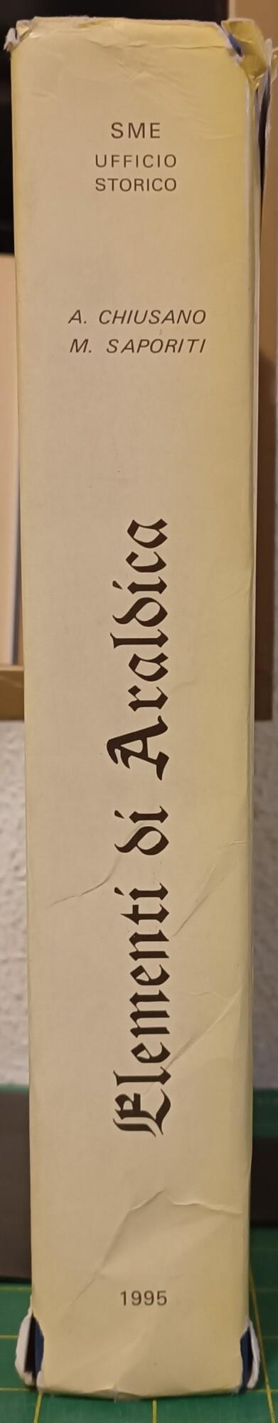 Elementi di araldica - Amedeo Chiusano - copertina