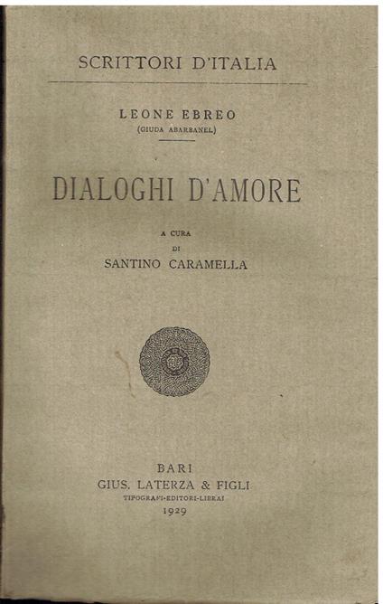 Dialoghi d'amore - copertina