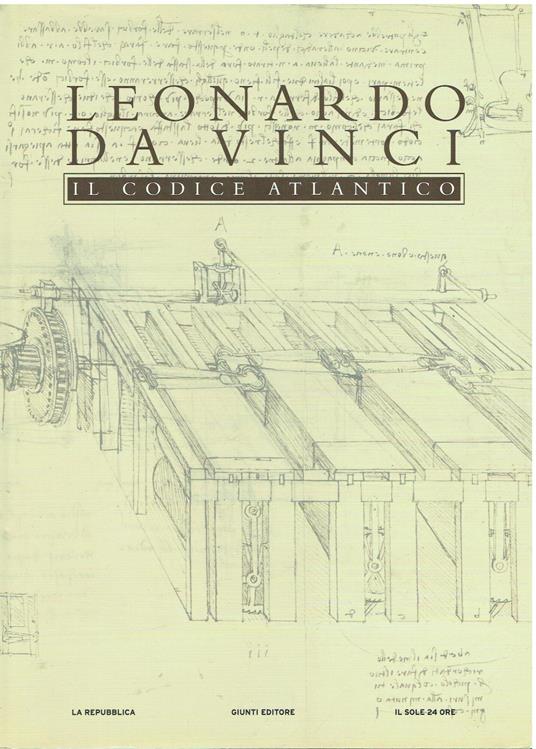 Leonardo Da Vinci. Il codice atlantico della Biblioteca Ambrosiana di Milano. 20 Volumi - Augusto Marinoni - copertina