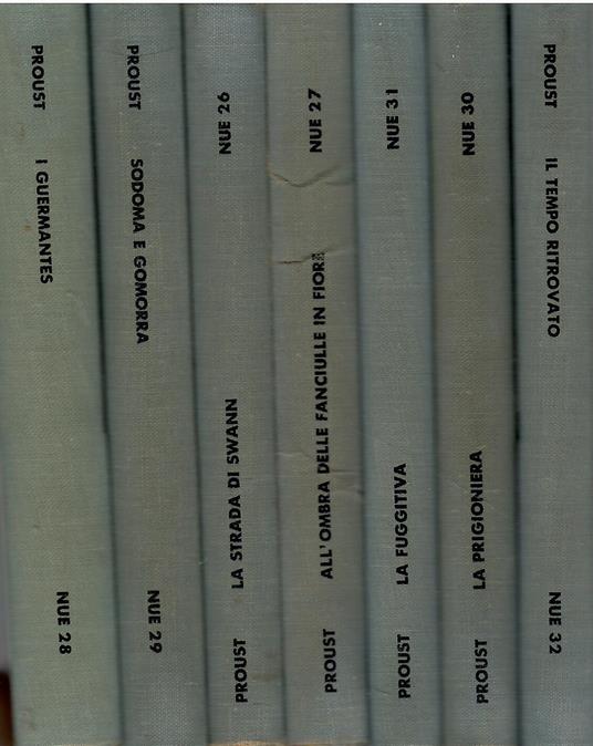 Alla ricerca del tempo perduto - Marcel Proust - copertina