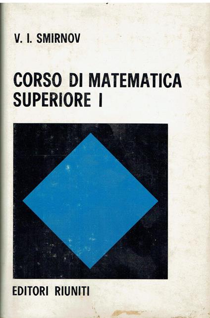 Corso di matematica superiore I - copertina