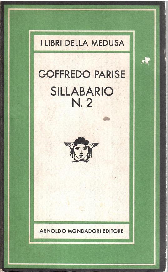 Sillabario n^2 - Goffredo Parise - copertina