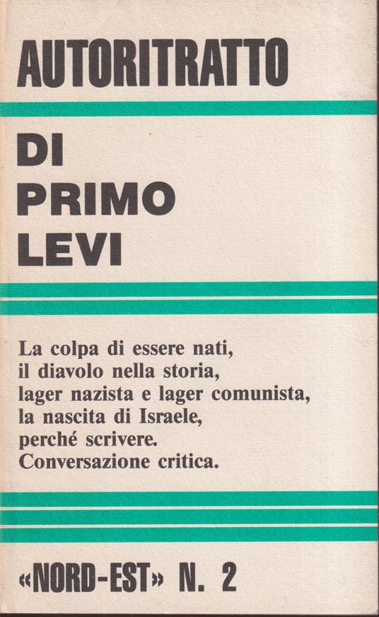 Autoritratto di Primo Levi - Ferdinando Camon - copertina
