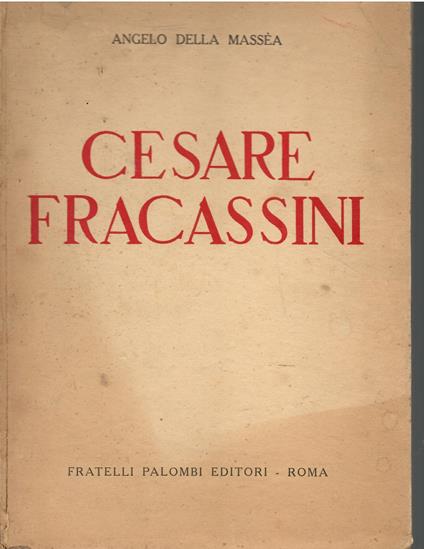 Cesare Fracassini - copertina