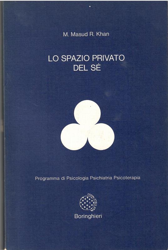 Lo spazio privato del sé - copertina