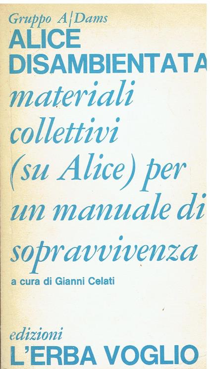 Alice disambientata - copertina