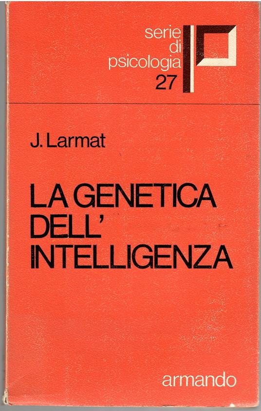 La genetica dell'intelligenza - copertina