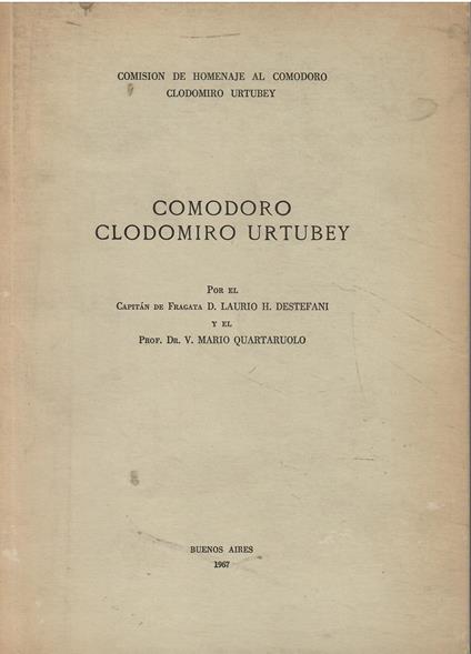 Comodoro Clodomiro Urtubey - copertina