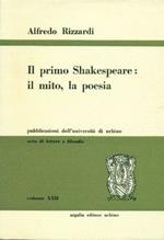Il primo Shakespeare: il mito, la poesia