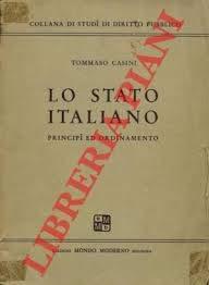 Lo stato italiano principi ed ordinamento - copertina