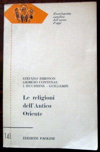 Le religioni dell'Antico Oriente - copertina