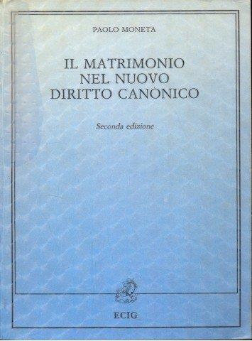 Il matrimonio nel nuovo diritto canonico - copertina