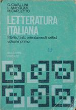 Letteratura Italiana Vol. 1 Dalle Origini Al Quattrocento