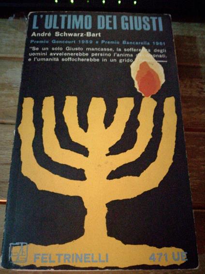 L' Ultimo Dei Giusti Feltrinelli 1961 - copertina