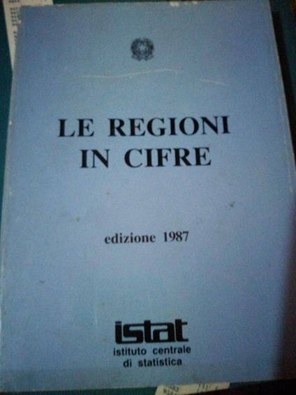 Le regioni in cifre istat - copertina