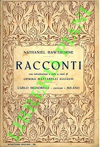 Racconti. Con introduzione e note a cura di Gemma Mattarelli Alliaud. Testo inglese, introduzione in italiano - copertina
