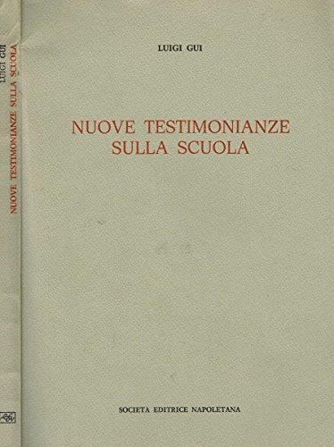 Nuove Testimonianze Sulla Scuola - copertina