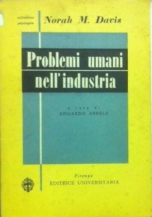 Problemi umani nell'industria - copertina