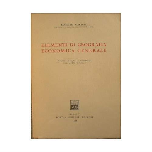 Elementi di geografia economica generale - copertina