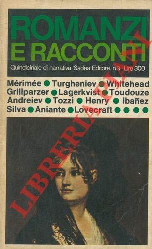 Romanzi e racconti. Anno 1. Numero 3 - copertina