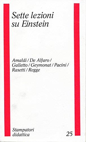 Sette lezioni su Einstein - copertina