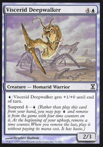 Magic The Gathering - Viscerid Deepwalker - Camminatore delle profondità Visceride - Time Spiral - copertina