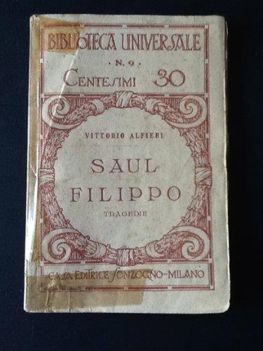 Saul Filippo:Tragedie - copertina