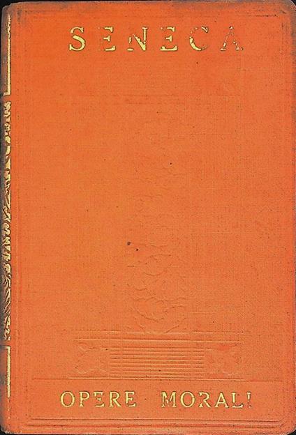 Seneca. Opere morali - copertina