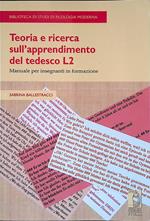 Teoria e ricerca sull'apprendimento del tedesco L2. Manuale per insegnanti in formazione