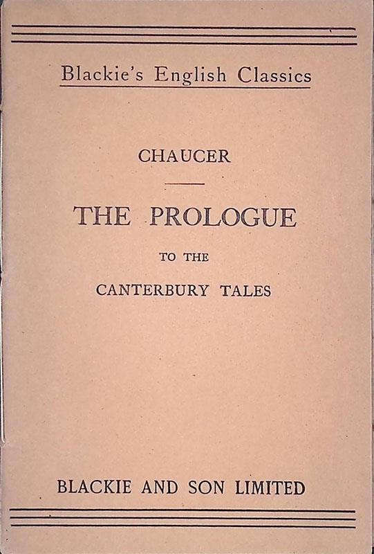 The prologue to the Canterbury Tales