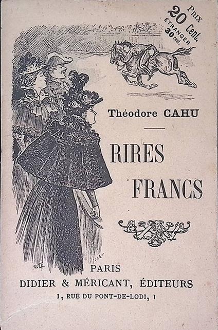 Rires Francs - Théodore Cahu - copertina
