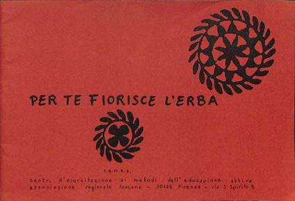 Per te fiorice l'erba. Canti della tradizione popolare - copertina