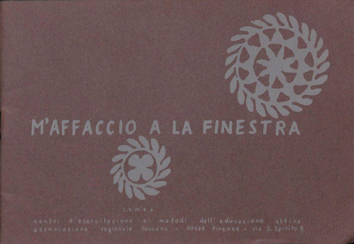 M'affaccio a la finestra. Canti della tradizione popolare