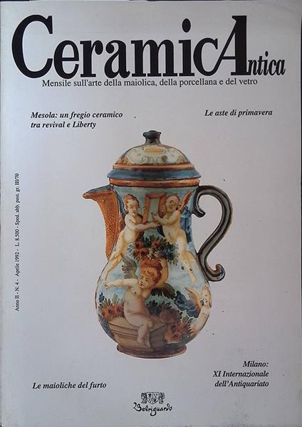 CeramicAntica. Anno II N.4 aprile 1992 - copertina