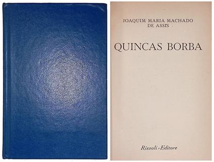 Quincas Borba - Joaquim Machado de Assis - copertina