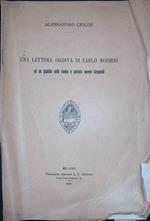Una letterea inedita di Carlo Rosmini ed un giudizio sulo storico e patriota pavese Carpanelli